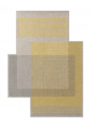 Contemporary rug - NUANCES - GAN RUGS - striped / wool / viscose