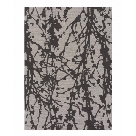 HAND TUFTED BRANCH RUG GRAY