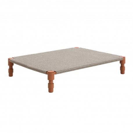 GARDEN LAYERS DOUBLE INDIAN BED GOFRE TERRACOTTA