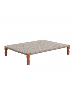 GARDEN LAYERS DOUBLE INDIAN BED GOFRE TERRACOTTA